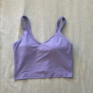 lululemon athletica Scoop Neck Yoga Tank- Grid Texture